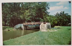 Illinois Postcard Mid 1900s Rare White Pines State Park Bridge  - Picture 1 of 5