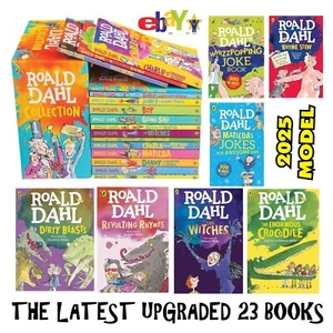 23 Books Roald Dahl Collection Children Reading Kids Set Fantasy Box Gift Book - Picture 1 of 18