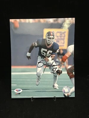 Lawrence Taylor Signed New York Giants 8x10 Photo PSA DNA COA HOF - Image 1 of 3