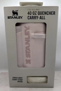Stanley The All Day 40 OZ Quencher Carry All Rose Quartz nuovo SPEDIZIONE LO STESSO GIORNO - Foto 1 di 4