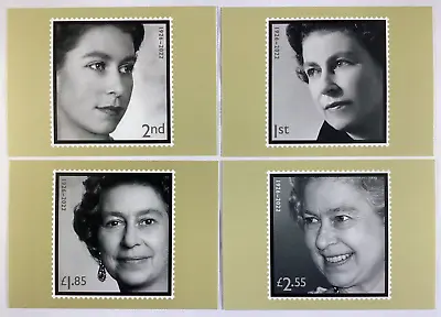 PHQ Stamp Postcards 2022 Set IN MEMORIAM: HM QUEEN ELIZABETH II  Sealed Packet • 4.26£