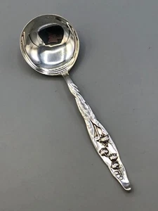 Lily of the Valley by Whiting sterling silver Bouillon Soup Spoon 5" - Picture 1 of 4