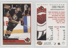 2003-04 Pacific Complete Red /99 Chris Phillips #214