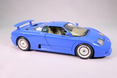 LE1111 BURAGO 3035 voiture 1/18 1:18 Bugatti EB110 1991 bleue - Photo 1/4