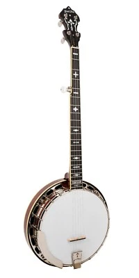 Lefty Gold Tone Mastertone OB-3 Pre-War Style Resonator Banjo - Orange Blossom - Image 1 of 4