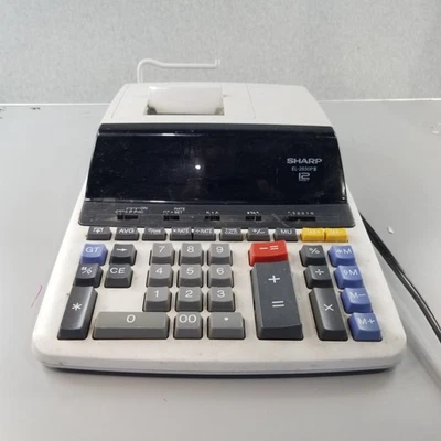 Sharp Heavy-Duty Large 12-Digit Electronic Printing Calculator [EL-2630PIII] ... - Image 1 of 4