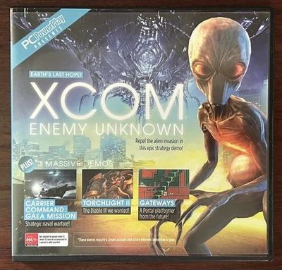 PC Powerplay Presents; XCom Enemy Unknown PC Game + 3 Game Demo’s (2012- Rare) - Image 1 of 4