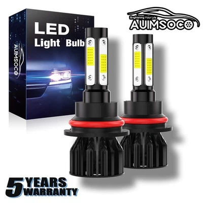 2x 9004 LED Headlight Light Bulbs Cool White Kit For INFINITI G20 1991-1995 1996 - Image 1 of 4