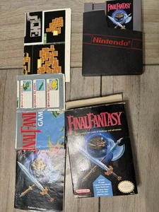 Final Fantasy 1 I Nintendo NES RPG Spiel komplett CIB Box Map Chart Handbuch Lot!  - Bild 1 von 12