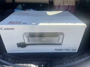 Canon PIXMA PRO-100 Inkjet Digital Photo Printer New in Factory Sealed Box - Picture 1 of 4