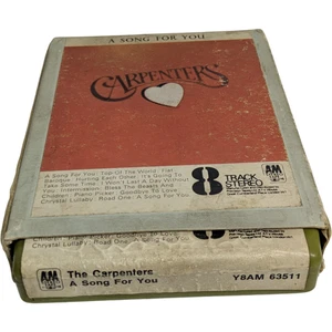 Neu Pads&tested! Carpenters A Song For You Verpackt 1972 B- 8-track Patrone - Imagen 1 de 8