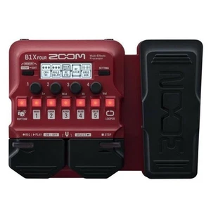 Zoom B1X FOUR Bass Multi-effects Processor with Expression Pedal 70 effects - Photo 1 sur 2