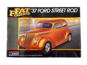 Ford Street Rod 37 vintage monograma guardabarros grueso modelo 1:24 iniciado incompleto - Imagen 1 de 9