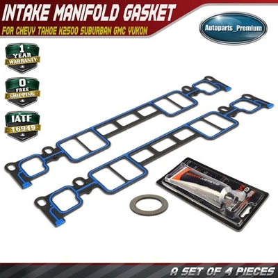 Комплект прокладок впускного коллектора двигателя для Chevrolet Tahoe K2500 Suburban GMC Yukon - Изображение 1 из 4