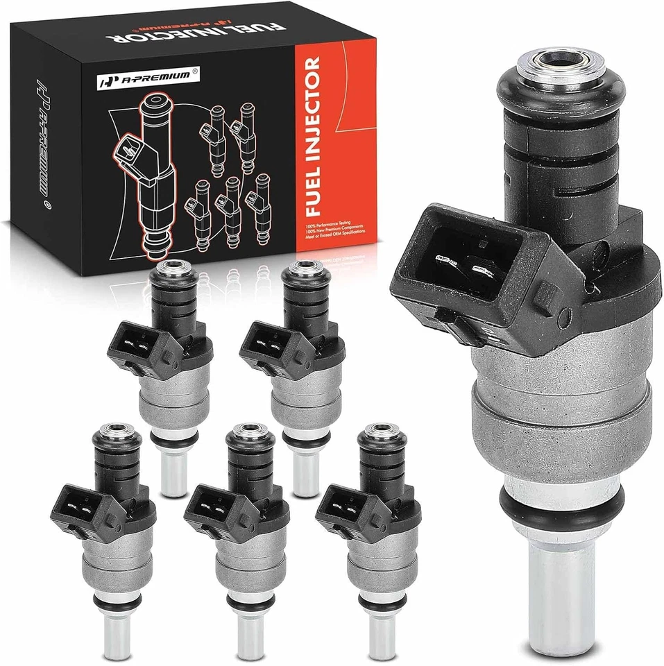 Set of 6 Fuel Injectors for BMW 320i 323i 325i 328i 525i X3 Z3 Z4 1998-2006 Foto 1 de 4