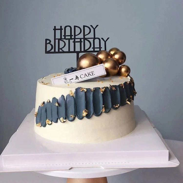 [11*5*15cm high quality thickening and enlarged] 10pcs/pack acrylic happy birthd - Image 1 of 4