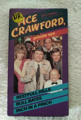 Ace Crawford: Private Eye -VHS-3 Episodes-Tim Conway, Billy Barty, Joe Regalbuto - Image 1 of 3