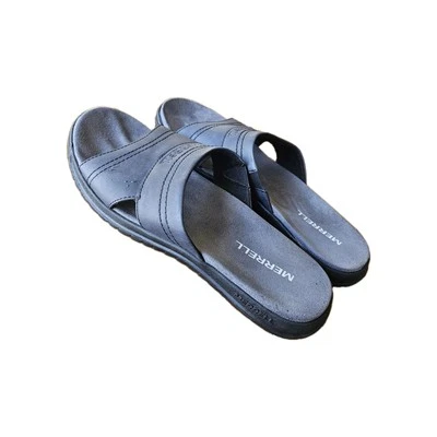 Sandalias de cuero cómodas sin cordones Merrell para hombre talla 9 Foto 1 de 4