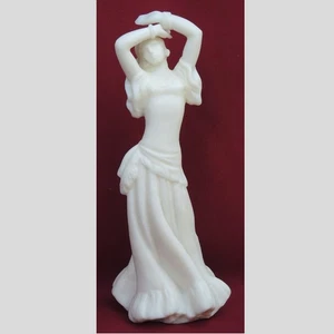 Old GYPSY DANCER Girl STATUE 1960's Vintage Soviet Epoch Figurine 11"=29cm - Picture 1 of 8