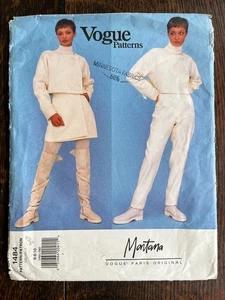 Vogue Paris Original 1484 Claude Montana UNCUT Pattern 6-8-10 Shirt Pants Skirt - Picture 1 of 4
