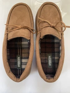 Woodstock Vintage Brand Herren Hausschuhe Gr. M8-9 braun leicht weich bequem - Bild 1 von 4