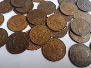 1950s 60s Half Penny Coins Collection - Picture 1 of 4