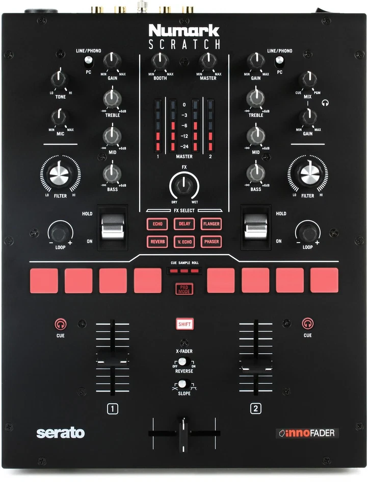 Numark Scratch Mezclador de arañazos de 2 canales para Serato DJ Pro Foto 1 de 1