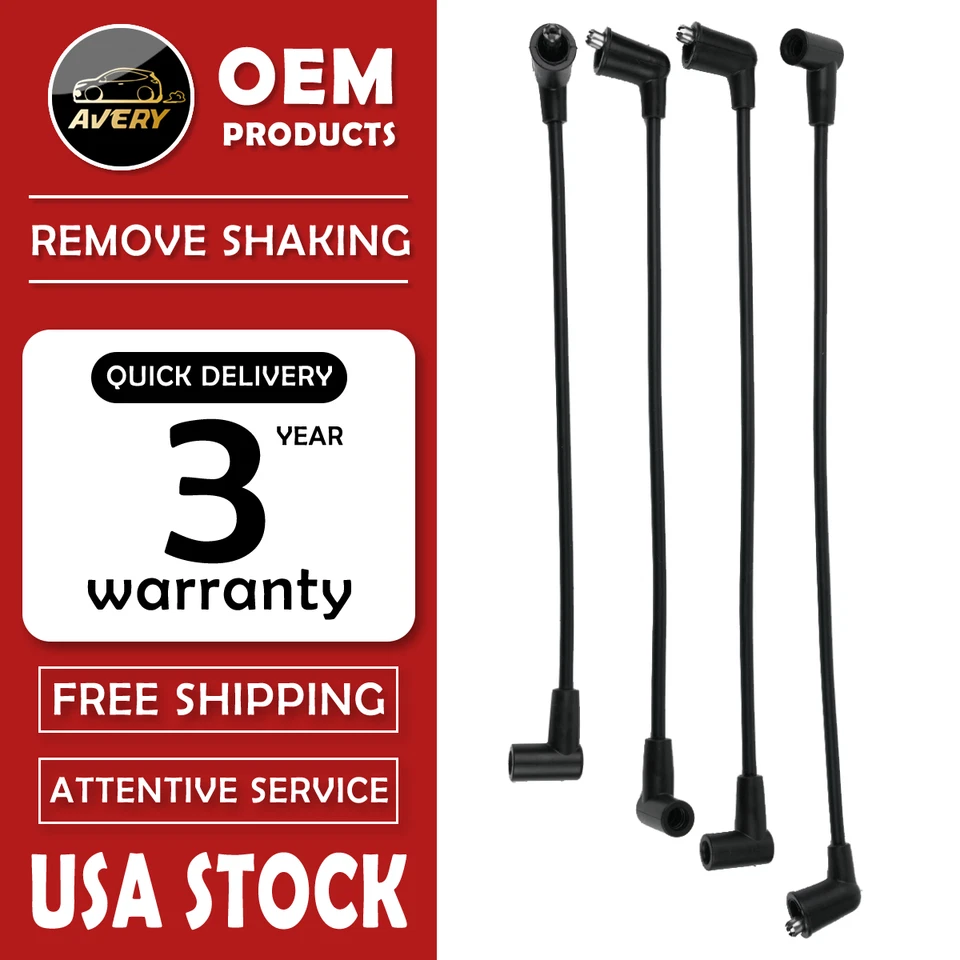 Escalatory 4 Spark Plug Wire Set for 2004-2008 Mazda RX-8 1.3L R2 GAS RC-ZE81 Foto 1 de 4