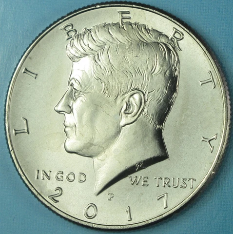 2017-P KENNEDY HALF DOLLAR 50c COIN CLAD UNCIRCULATED READY TO SHIP Cover
