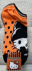Calze donna Hello Kitty 10 paia no show nuove taglia 4-10 Halloween - Foto 1 di 5