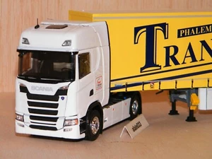 SCANIA R450 REMORQUE TAUTLINER TRANS-GHESTEM ELIGOR 1/43 Réf 117592 - Imagen 1 de 5