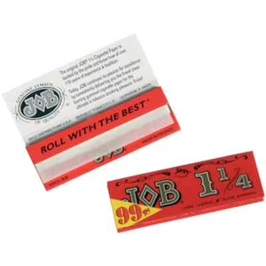 😊25 PACKS AUTHENTIC JOB ORANGE 1 1/4 ROLLING PAPERS💚💛 - Picture 1 of 8