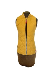 Hunter Packable Puffer Vest Gilet Original Mustard Yellow Size Extra Small - Picture 1 of 7