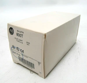 (NUEVO) Allen-Bradley Bull. Luz piloto 800T 120V Cat 800T-P16 con tapa verde y azul - Imagen 1 de 12