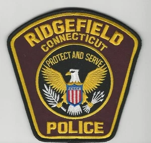 Ridgefield Connecticut Polizei Schulteraufnäher  - Bild 1 von 2