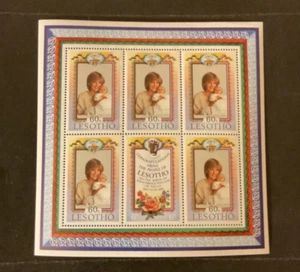 Stamps Lesotho Scott #380a never hinged sheetlet - Picture 1 of 1