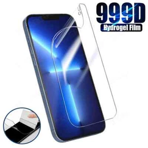 Protector de pantalla de hidrogel 2 piezas para Apple iPhone 14 13 12 11 Pro Max SE X XS XR 8 - Imagen 1 de 5
