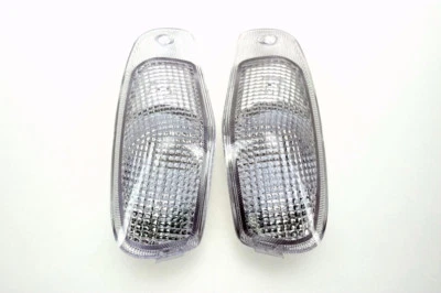 LED Front Turn Signal Light Fit Kawasaki 93-02 Ninja ZX-6 03-05 ZZR600 Clear - Image 1 of 2
