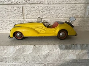 Antique DISTLER TIN WINDUP MERCEDES BENZ CONVERTIBLE w Key working Germany - Picture 1 of 8