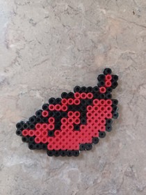 Super Leaf Super Mario Bros 3 Perler bead pixel art Sprite NES- Made by hand