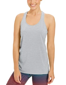 Ideology Size Medium Rapidry Heathered Racerback Performance Tank Top - Picture 1 of 5