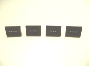 TASCAM 225 CASSETTE PARTS - push button knobs (set of 4) - Picture 1 of 2
