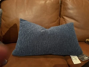 RODEO HOME  DOWN FILLED VELVET RECTANGULAR PILLOW. TEAL. 24x14”. NWTs - Picture 1 of 4