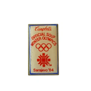 Sarajevo Winter Olympics Pin Cambell's Soups 1994 Vintage Promo - Picture 1 of 2