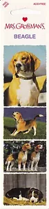 Mrs. Grossmans Platzhund Aufkleber - Beagle - 4 Sticker - 1 Streifen - Bild 1 von 1