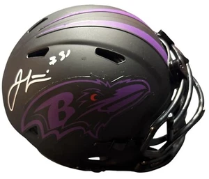 Baltimore Ravens Jamal Lewis Signed Eclipse Mini Helmet Beckett Certified - Picture 1 of 1
