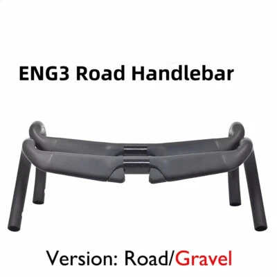 Carbon Fiber Road Handlebar 31.8MM 380/400/420/440MM 16 Degree Cockpit Bike Part - Image 1 of 4