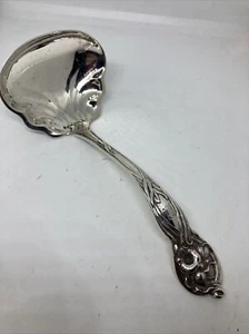  Watson ORCHID Sterling Silver - GRAVY LADLE - Monogrammed - 5-7/8" - Picture 1 of 6