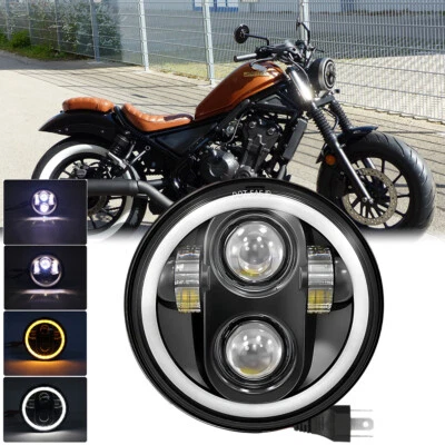 Faro LED de 5-3/4" 5,75 pulgadas haz alto bajo para Harley-Davidson Iron 883 XL883N Foto 1 de 4