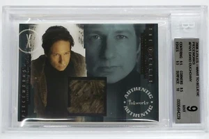 2008 Inkworks X-Files I Want To Believe Pieceworks PW1 David Duchovny BGS 9 Mint - Picture 1 of 6